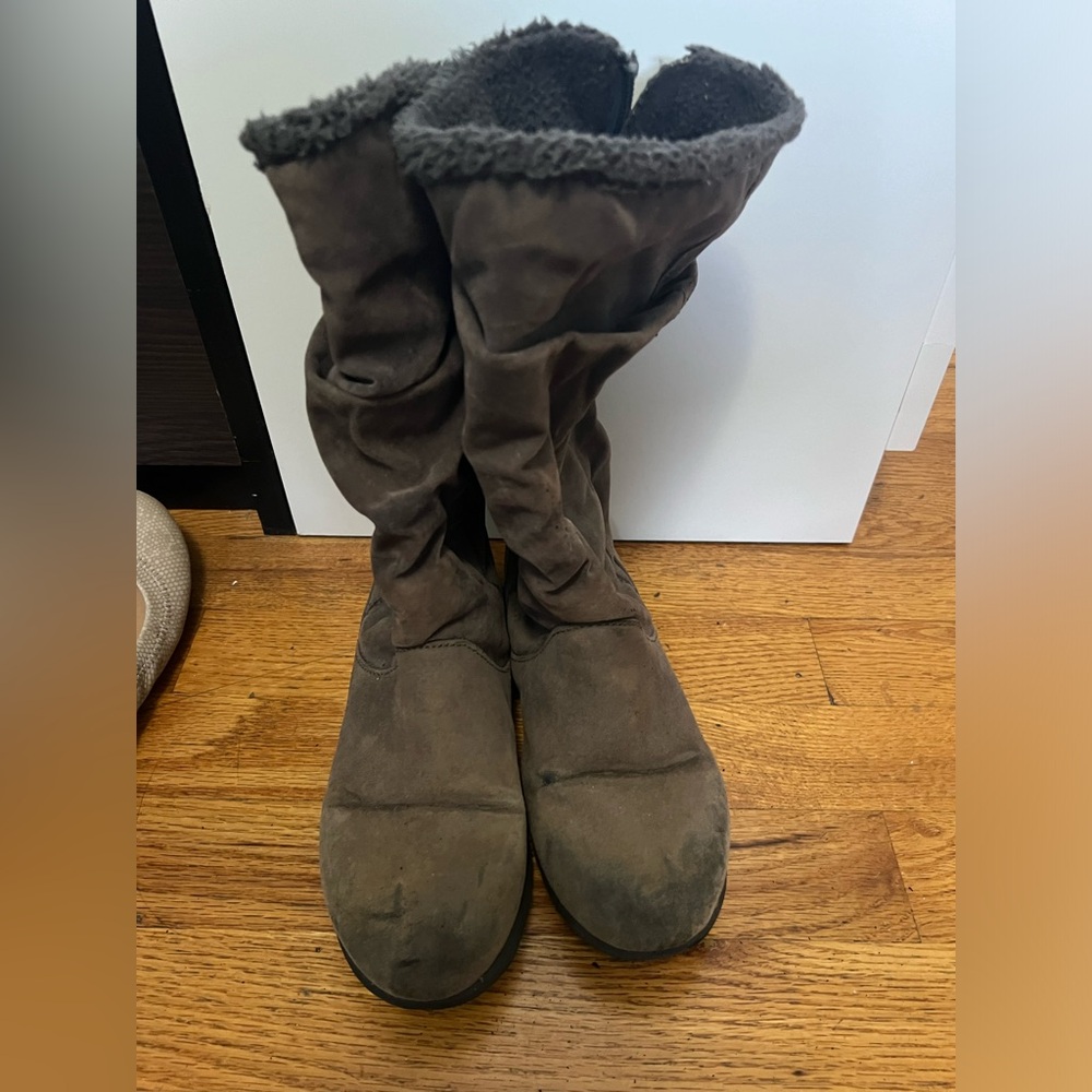 Boots with fur